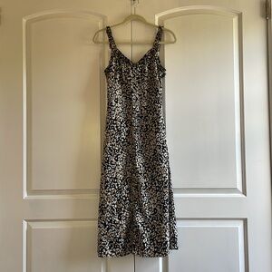 Crescent Animal Print Maxi Dress (Size S)